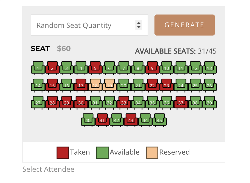 Screenshot of Review Raffles analytics and insights dashboard showing webinar performance data and statistics